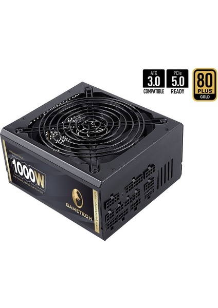 GTP-1000 1000W 80+ Gold Full Moduler Pcı-E 5.0 Profesyonel Power Supply Pc Güç Kaynağı