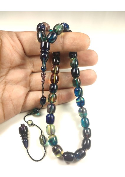 Bünyamin Barlak Usta Eseri Kuru Torna El Işi Tribüşon Ateş-I Kehribar Sertifikalı 5983 fırsatları