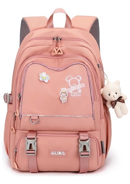 Yeni Ortaokul Okul Çantası Kız Büyük Kapasiteli Öğrenci Omuz Çantası (Yurt Dışından)