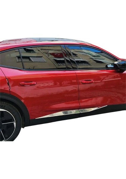 Peugeot 408 Krom Yan Kapı Çıtası 4 Kapı 2022> Paslanmaz Çelik