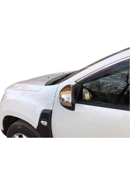Dacıa Duster Krom Ayna Kapağı 2 Pcs. 2018 ve Üzeri P.çelik Uyumlu