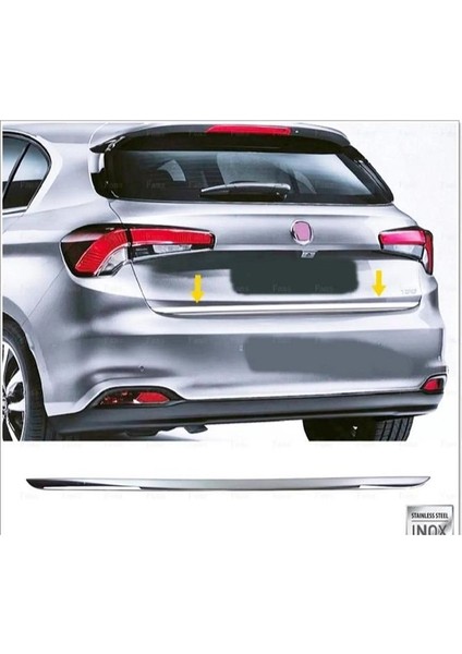 Fiat Egea Krom Bagaj Alt Çıtası 2015 Üzeri P. Çelik (Hb)