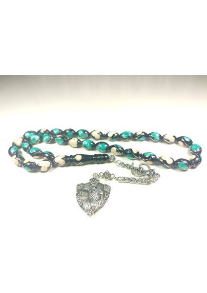 925 Ayar Gümüş Çakımlı Eski Mine Işlemeli Iri Boy Kuka Sertifikalı 5903