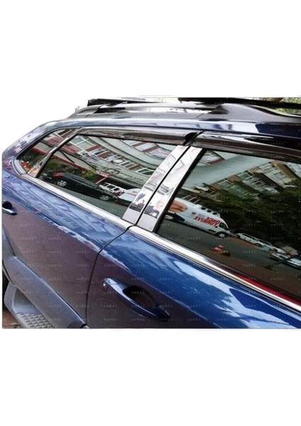 Kia Sportage Krom Cam Çıtası 4 Prç. 2004 - 2010 Paslanmaz Çelik
