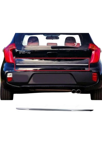 Kia Picanto Krom Bagaj Alt Çıtası P.Çelik 2011-2016 Arası