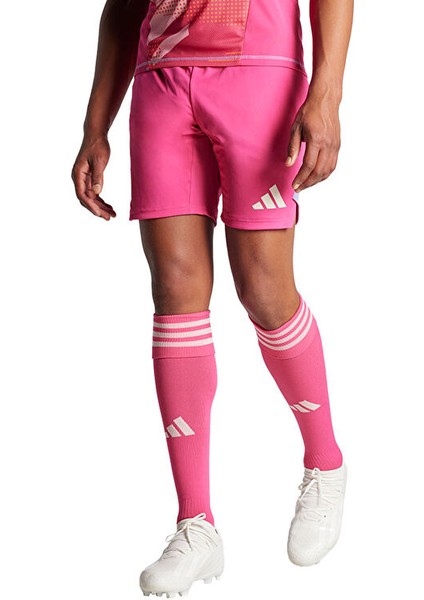 Adidas T24 P Gk Sho Erkek Futbol Kaleci Şortu IS5338 Pembe