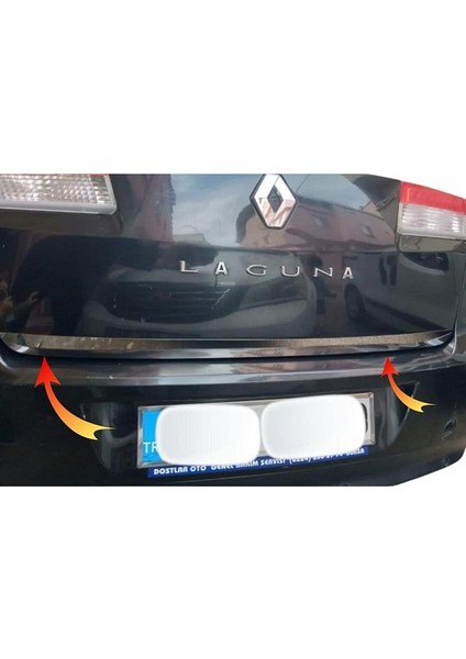 Renault Laguna 3 Krom Bagaj Alt Çıtası 2008 ve Üzeri P.çelik