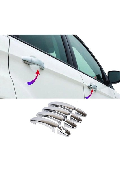 Ford Focus 2 Krom Kapı Kolu 4 Kapı 2004-2010 Arası Paslanmaz Çelik