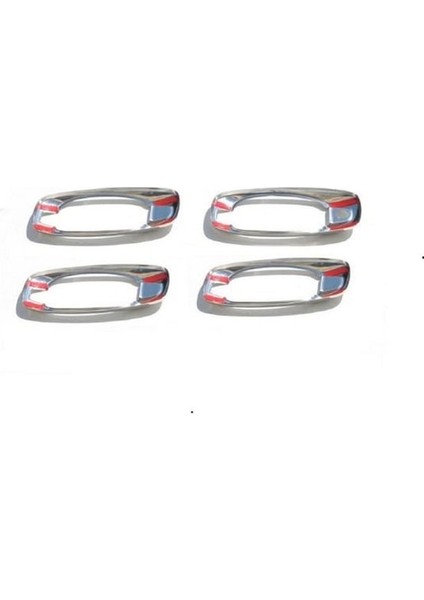 Peugeot Bipper Krom Kapı Kolu Çerçevesi 5 Kapı 2008 Üzeri P.çelik