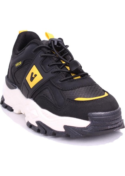 Kobalt 346F24K308 Siyah Ortopedik Günlük Erkek Çocuk Spor Ayakkabı