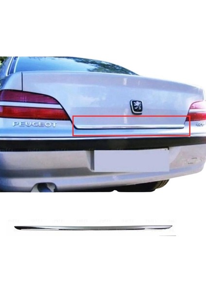 Peugeot 406 Krom Bagaj Alt Çıtası 1995-2005 P.çelik