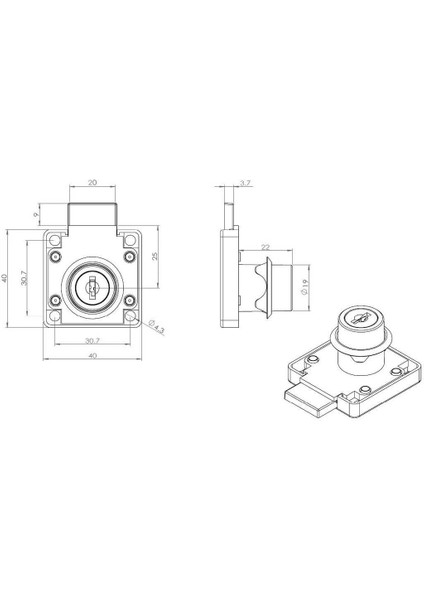 Çekmece Dolap Kapak Kiliti Altın Sarı Kaplamalı modelleri