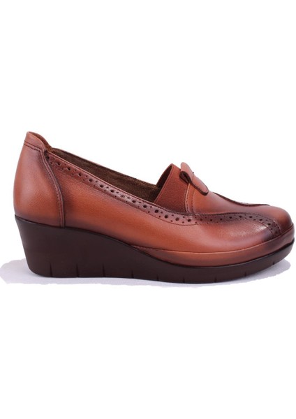 DZA32-888 Taba Ortopedik Günlük Deri Kadın Ayakkabı fiyatları