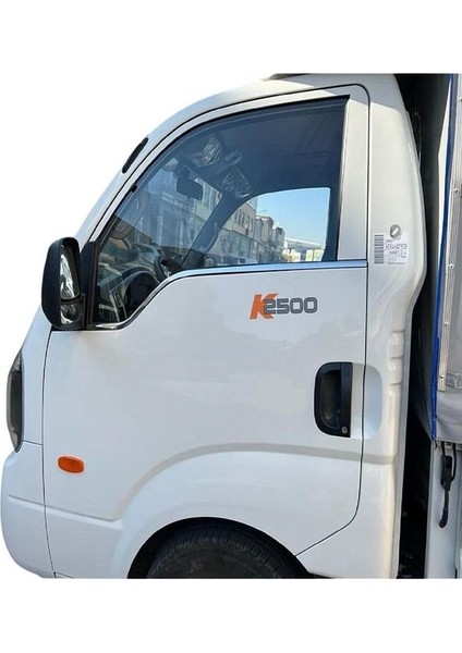 Kia Bongo Krom Cam Çıtası 2 Parça 2008> Paslanmaz Çelik
