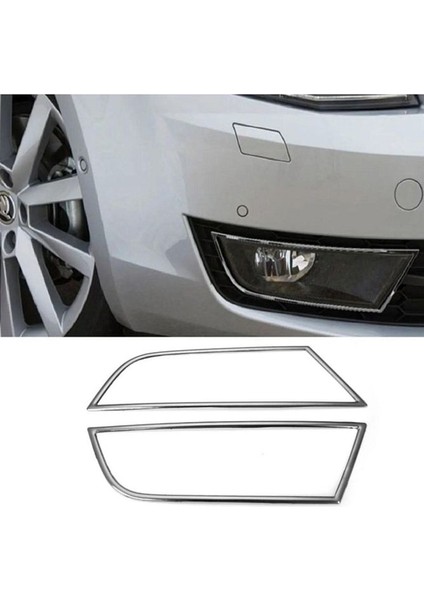Skoda Octavia Krom Sis Çerçevesi 2 Parça 2012-2020 Arası Paslanmaz Çelik