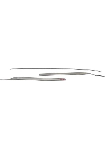Vw Passat B8 Krom Arka Tampon Alt Çıta + Egzoz Görünümlü Difüzör 2015-2019 P.çelik