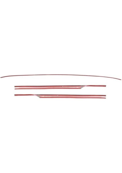 Vw Passat B8 Krom Arka Tampon Alt Çıta + Egzoz Görünümlü Difüzör 2015-2019 P.çelik