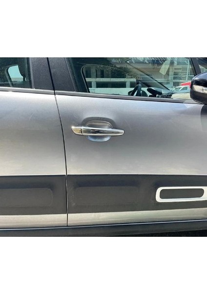 Citroen C3 Krom Kapı Kolu 4 Kapı 2017> Paslanmaz Çelik