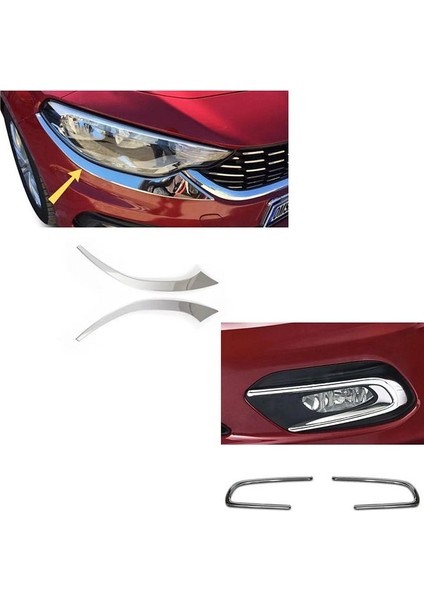 Fiat Egea Krom Full Set 2015-2019 Paslanmaz Çelik