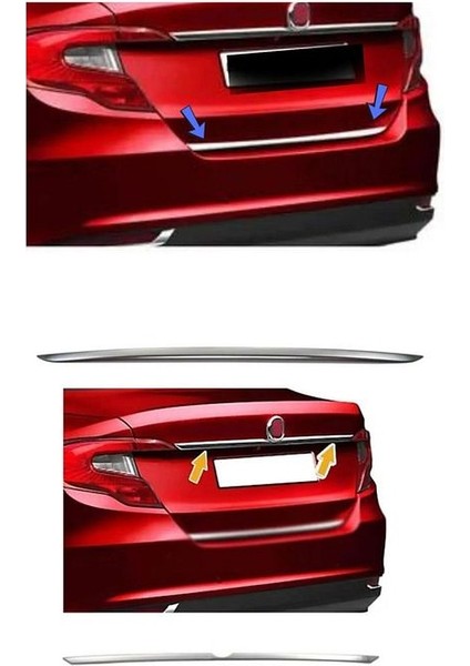 Fiat Egea Krom Full Set 2015-2019 Paslanmaz Çelik