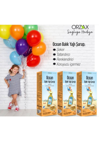 Portakal Aromalı Balık Yağı 150 ml Şurup fiyatları