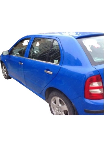Skoda Fabia Hb Krom Cam Çıtası 4 Prç. 1999-2008 Arası Paslanmaz Çelik