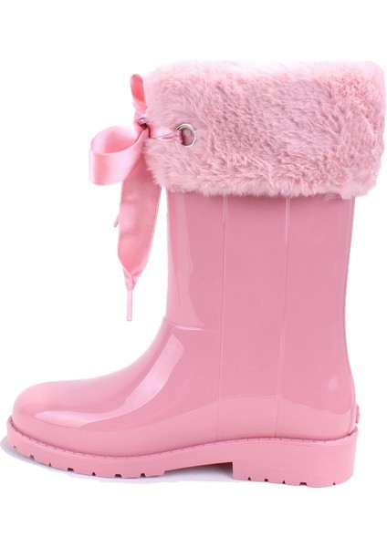 W10239 Campera Charol Soft Pembe Ortopedik Kız Çocuk Yağmur Çizme modelleri