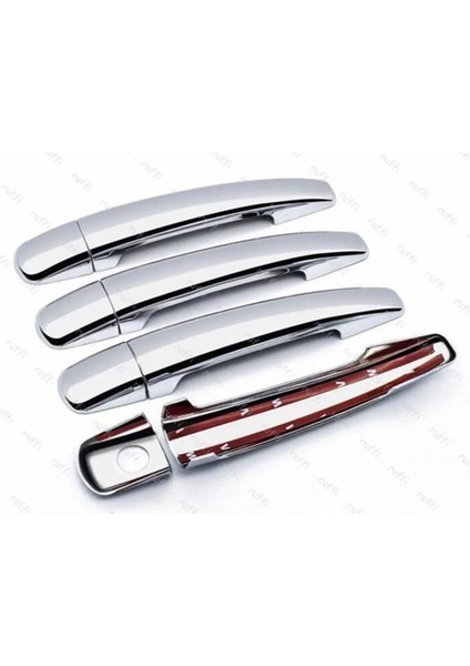 Peugeot Uyumlu 207 Krom Kapı Kolu 4 Kapı 2006 Üzeri P. Çelik