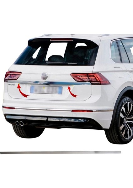 Vw Tiguan Krom Bagaj Çıtası 2016 ve Üzeri Uyumlu Paslanmaz Çelik