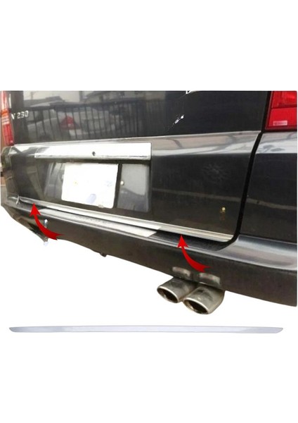 Mercedes Vito W638 Krom Alt Bagaj Çıtası 1996-2003 P. Çelik