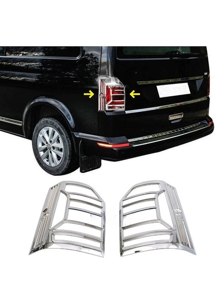 Vw T6.1 Transporter 2019 Üzeri Abs Krom Stop Çerçeve 2 Parça