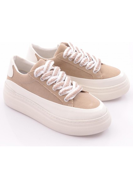 ES1501 Kadın Bağcıklı Kalin Taban Spor Ayakkabı fiyatları