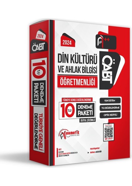 2024 ÖABT Din Kültürü ve Ahlak Bilgisi Öğretmenliği 10’lu Deneme