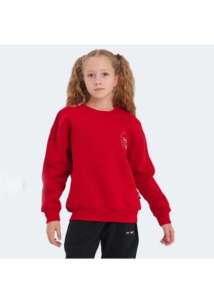 LONE Kız Çocuk Sweatshirt Kırmızı