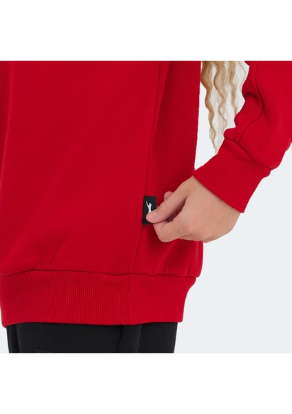 LONE Kız Çocuk Sweatshirt Kırmızı