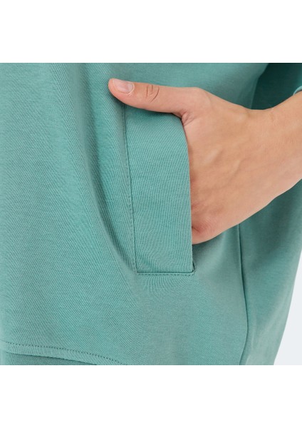 VIKENTI SW Kadın Oversize Sweatshirt Yeşil indirimleri