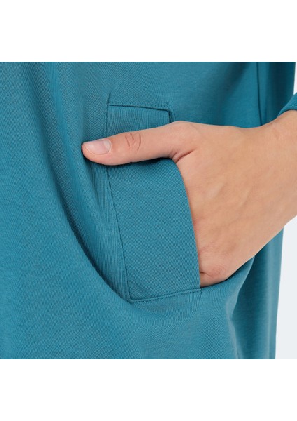 VIKENTI SW Kadın Oversize Sweatshirt Petrol indirimleri