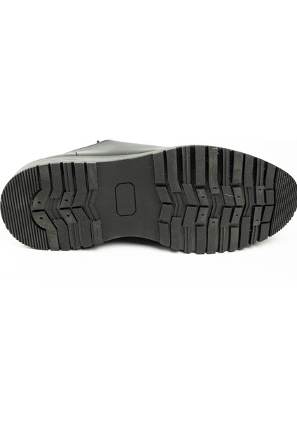 4022 Bağcıklı Kauçuk Taban Siyah Deri Erkek Günlük Ayakkabı indirimleri