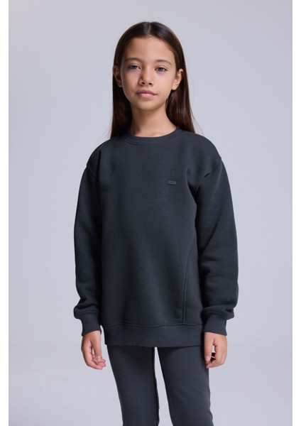 (Kids Girl) Kuplu Şardonlu Sweatshirt