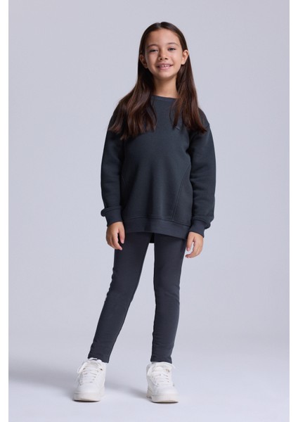 (Kids Girl) Kuplu Şardonlu Sweatshirt modelleri