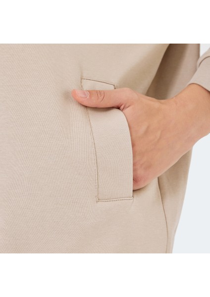 VIKENTI SW Kadın Oversize Sweatshirt Bej indirimleri