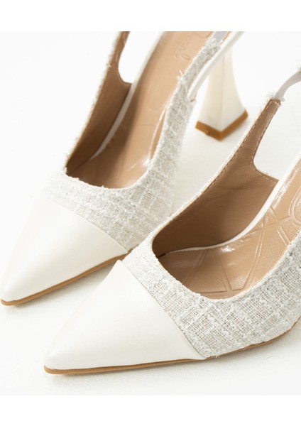 Magnolia Kadın Bej Topuklu Ayakkabı indirimleri