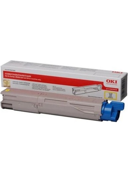 Okı 43459345 Sarı Yellow Orjinal Toner C3300 / C3400