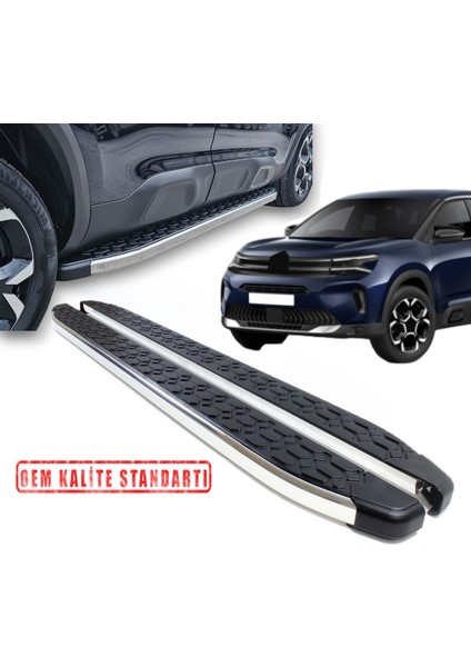 C5 Aircross 2017 2018 2019 2020 2021 2022 2023 Araca Özel Blackline Yan Basamak