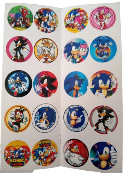 Boyama Kitabı Sonic Stickerlı Boyanıcak Sayfa Sayısı 16