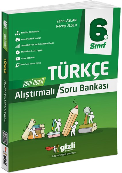 6. Sınıf Türkçe Alıştırmalı Soru Bankası