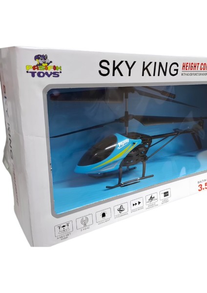 Kumandalı Helikopter F110 2.4ghz 3.5 Channel Işıklı 14+