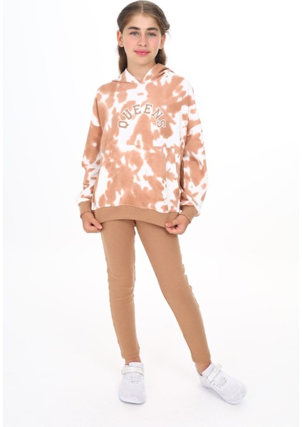 Kız Çocuk Batik Desenli Taytlı Takım indirimleri