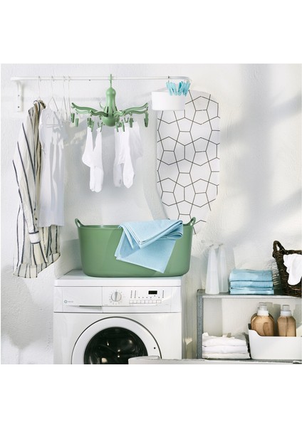 Pressa Çamaşır Kurutma Askılığı Yeşil 16 Mandallı modelleri