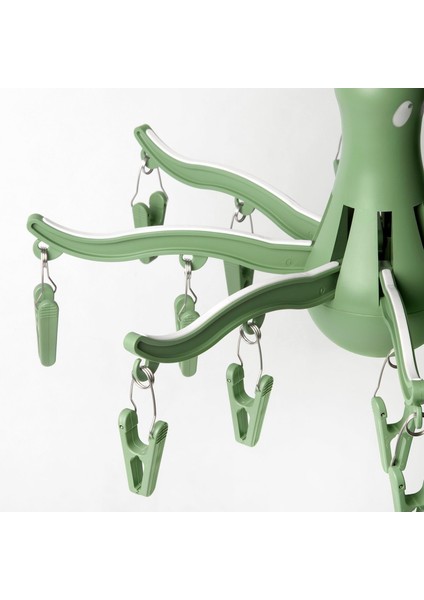 Pressa Çamaşır Kurutma Askılığı Yeşil 16 Mandallı indirimleri